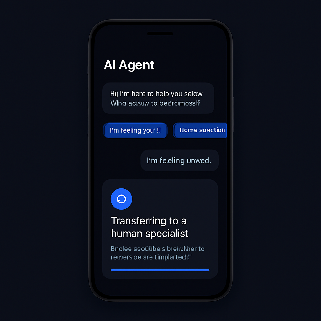 Conversational Triage interface